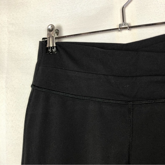 Lululemon Astro Black Criss Cross Waistband Flared Leg Yoga Pant 6 - Picture 6 of 7